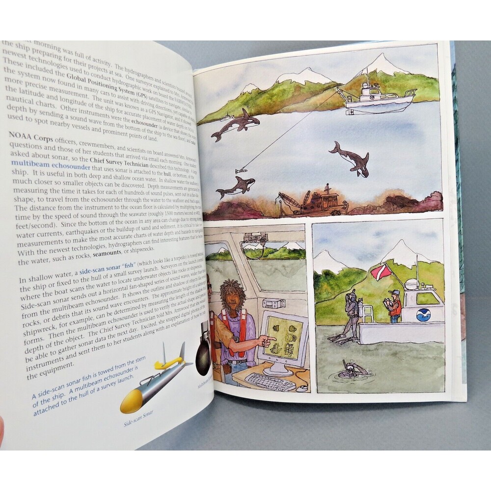 Teacher at Sea Hardcover, 2007 Dually Signed Adventures on NOAA Ship - Picture 5 of 8